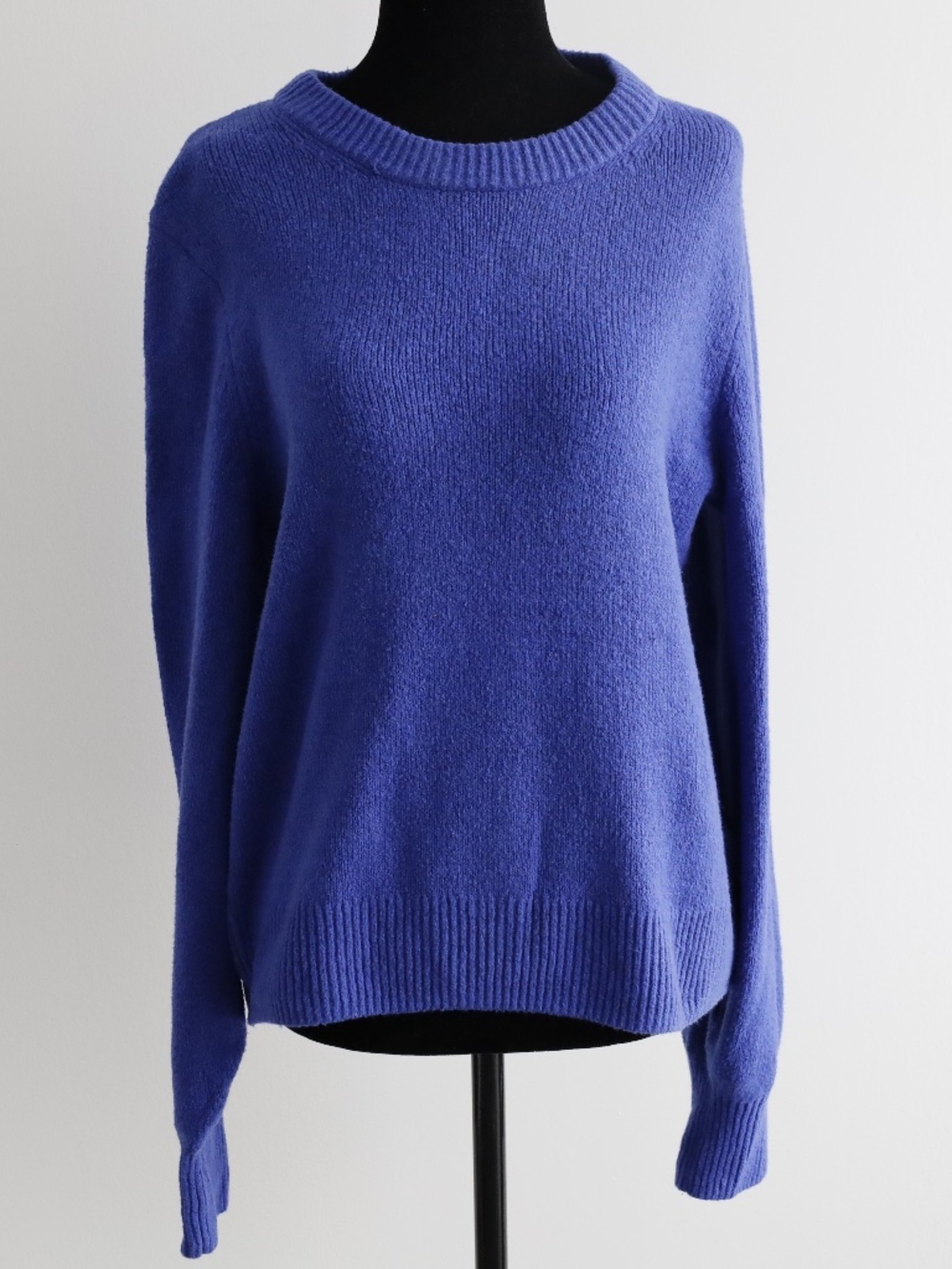Gap Cash Like Crew Sweater Bright Cobalt Blue Soft Cozy